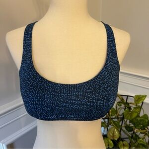 Blue & Black Lululemon Sports Bra